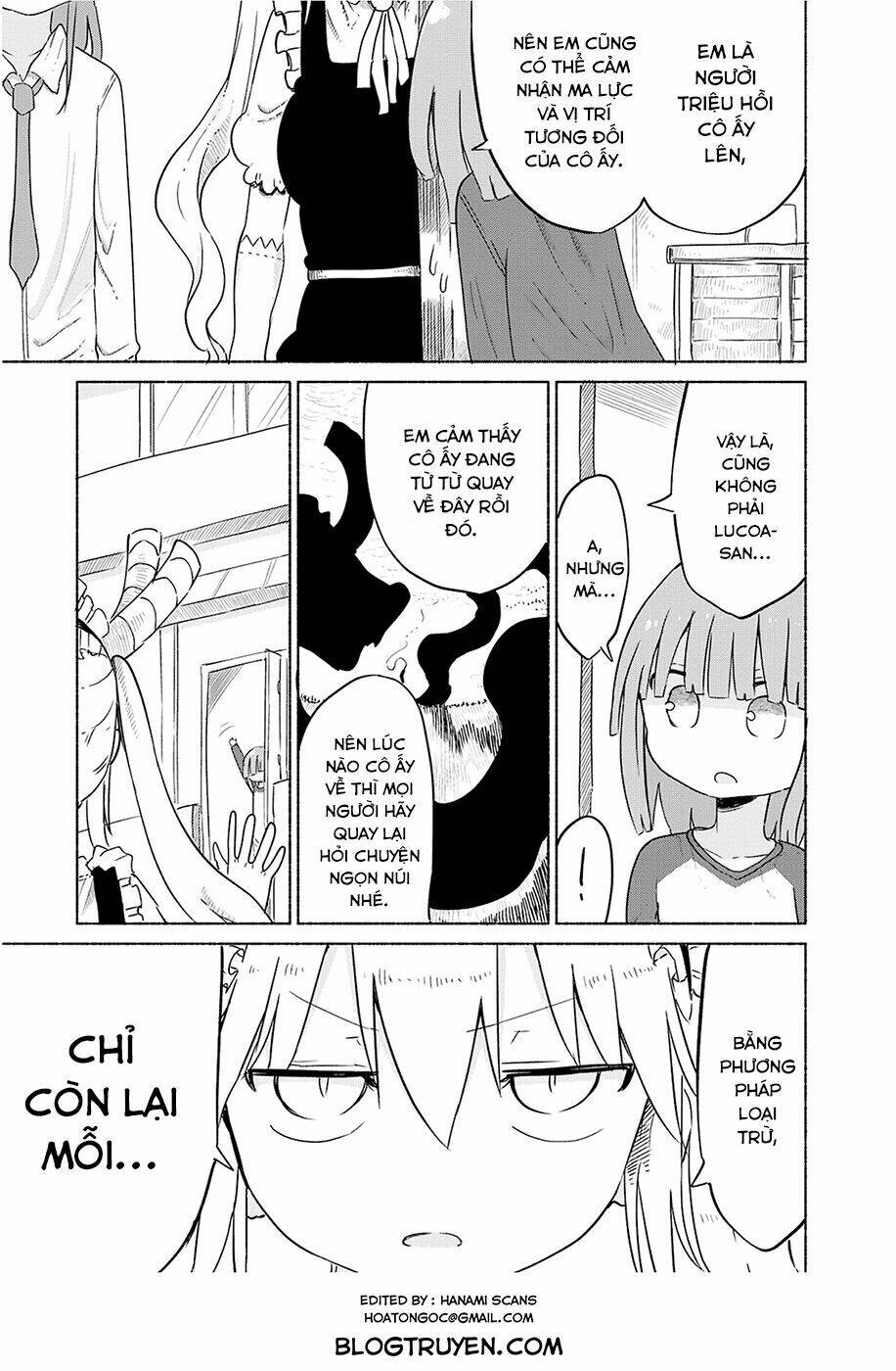 cuộc sống trả ơn của nàng rồng tohru! chapter 30: tooru và truy tìm thủ phạm. - Trang 2