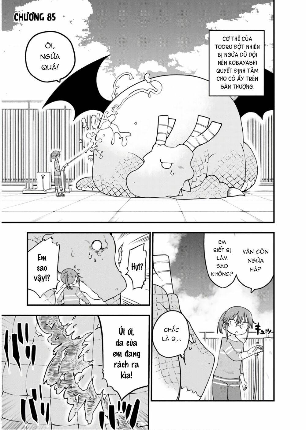 cuộc sống trả ơn của nàng rồng tohru! chapter 85: \"tooru và ngày lột da\" - Trang 2